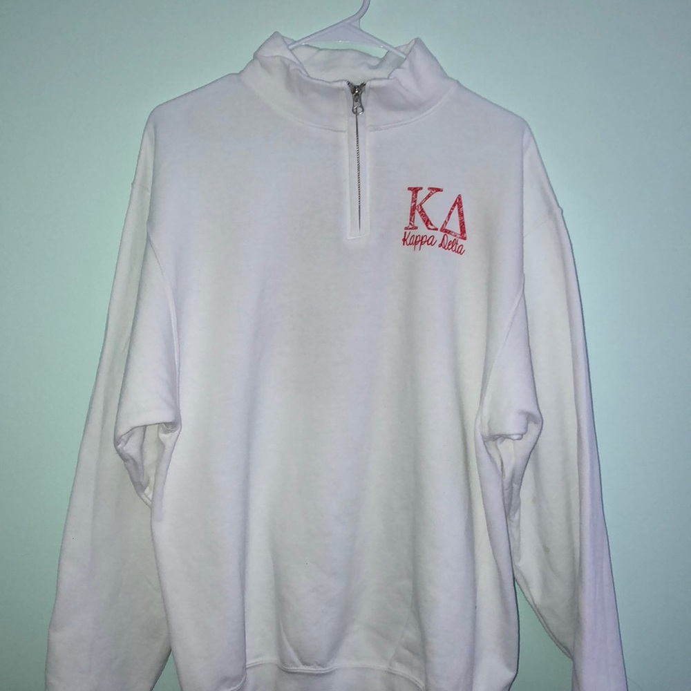 White kappa delta sweatshirt
